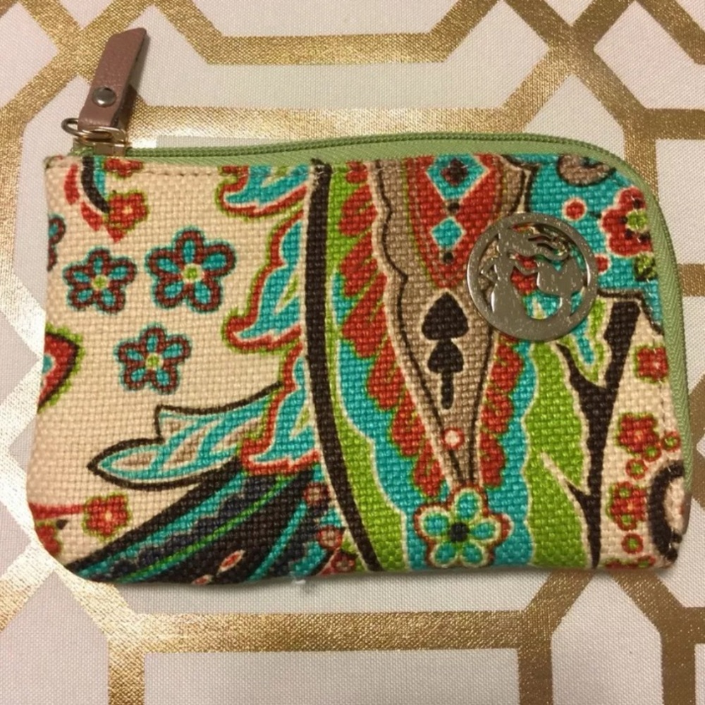 Spartina 449 Multicolor Paisley Coin Purse